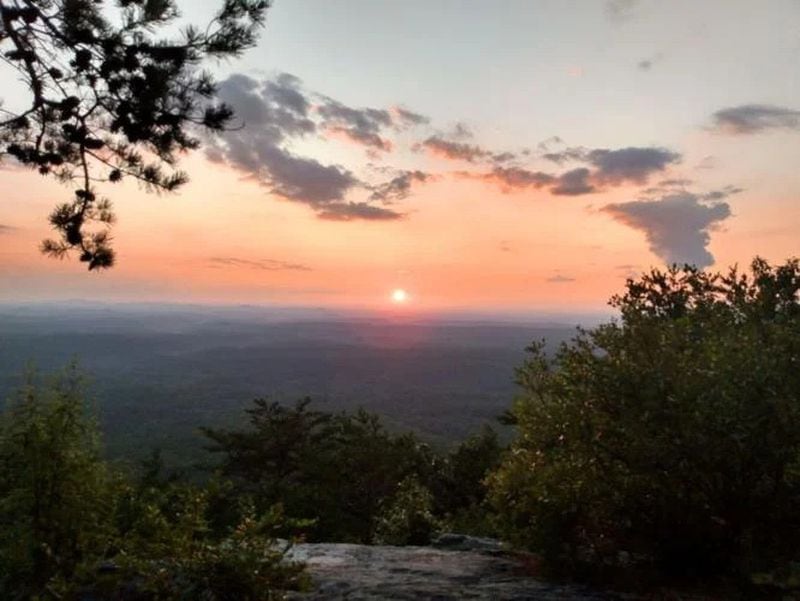 The sisters, both 19 years old, together hiked the last 100 miles of the Pinhoti Trail, which stretches more than 300 miles through Georgia and Alabama. (Photo provided)