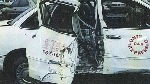Patricia Heller, 51, was killed when the taxi she was riding in crashed on I-85 in January 2003. The cab had passed a city of Atlanta inspection the day before the crash, though investigators found both its rear tires were bald.