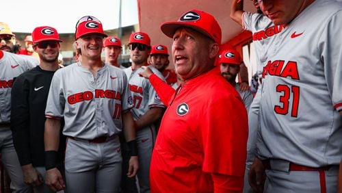 Georgia baseball coach Wes Johnson has already led the Bulldogs to 17 SEC wins and is looking for a few more at the SEC tournament this week. (Kari Hodges/UGAAA)