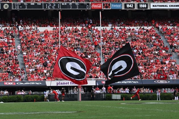 Sanford Stadium, Saturday, September 9, 2024, in Athens. (Hyosub Shin / AJC)