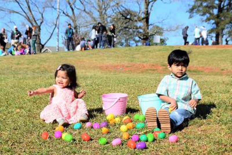 Let the kids hunt for eggs and meet the Easter Bunny at Brookhaven’s Easter Egg Scramble on Saturday.