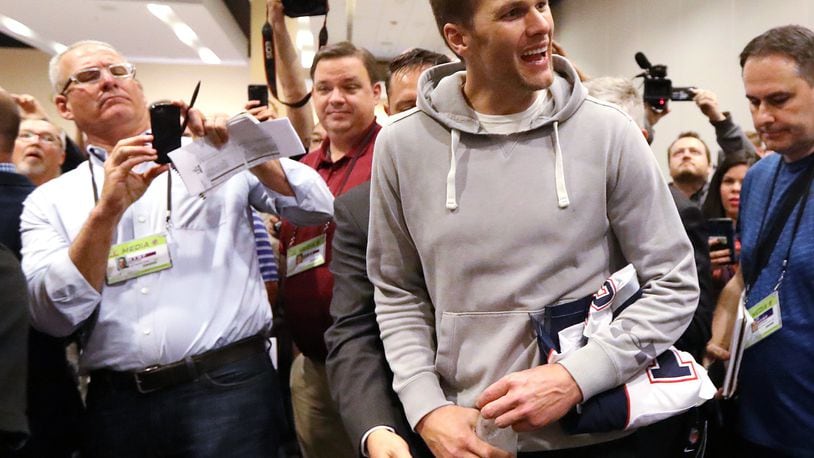 So far, it's Tom Brady's Super Bowl. (So far, I said)