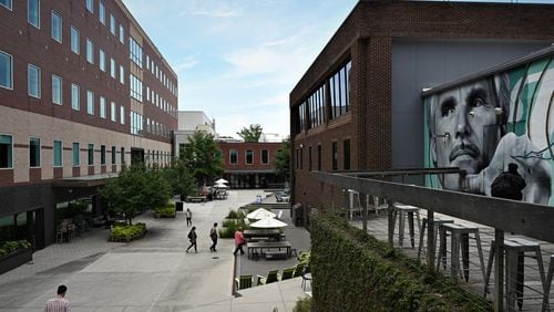 The Techwood Ted Turner campus in Midtown, where most of CNN employees are now working as of early 2024. (CNN)