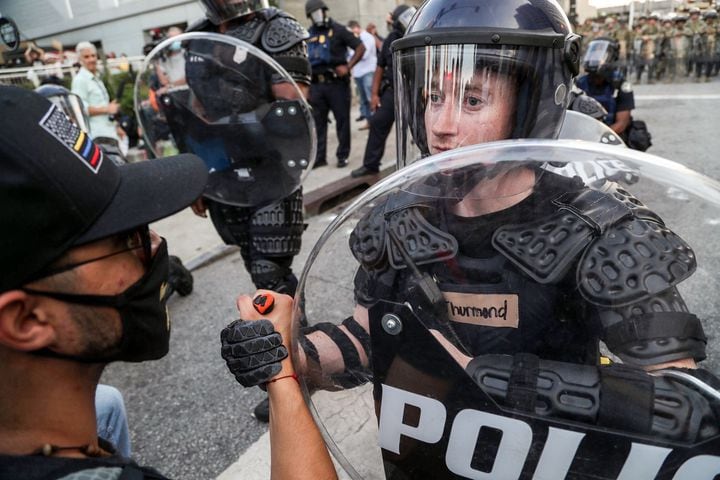 PHOTOS: Fourth day of protests in downtown Atlanta