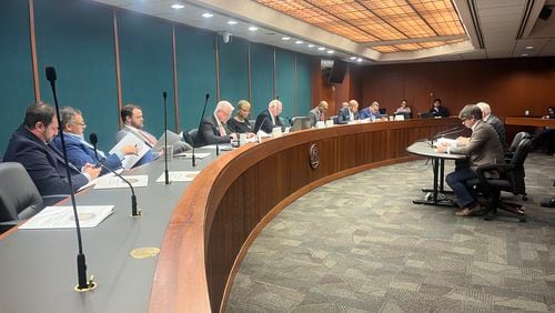 The Senate Ethics Committee heard testimony about voter challenges and could vote later this week. State Rep. John Lahood and Ethics Chairman Max Burns testified about the bill, House Bill 976, on Tuesday.
