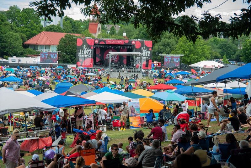 The Atlanta Jazz Festival in Piedmont Park is a popular place to feel the music -- and the city's vibe. 
(Courtesy of the Mayor’s Office of Cultural Affairs / John Stephens)
