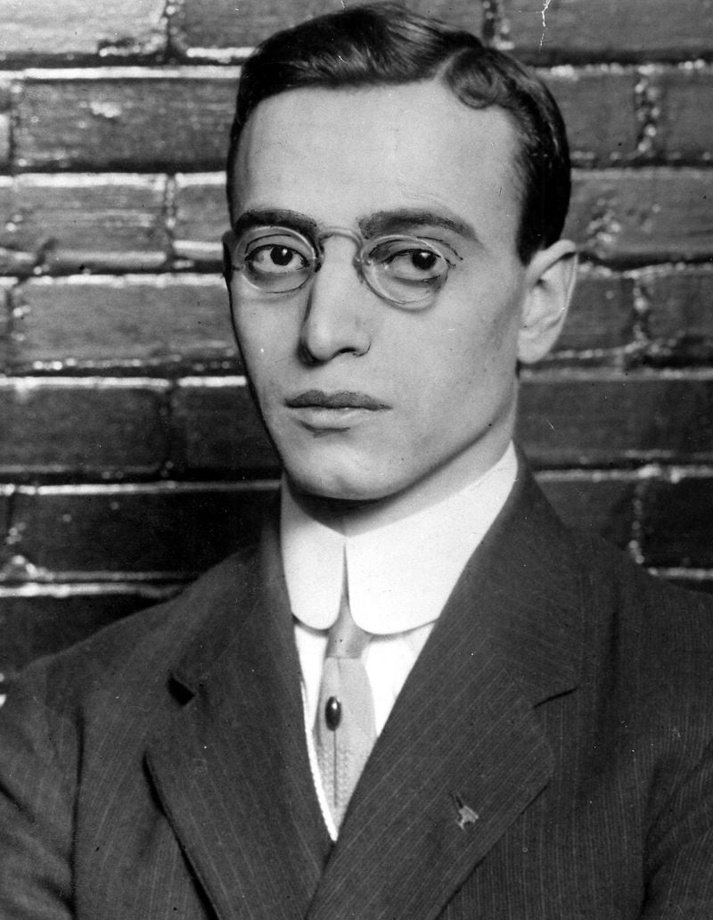 Leo Frank was convicted and had numerous appeals rejected. After Gov. John Slaton commuted his death sentence, an angry mob broke into the prison at Milledgeville and drove Frank back to Marietta, where he was hanged. He was posthumously pardoned in 1986. FILE PHOTO