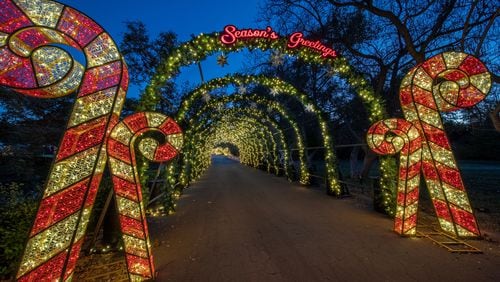 The "Holiday Road" light show opens Nov. 26 in Fairburn.