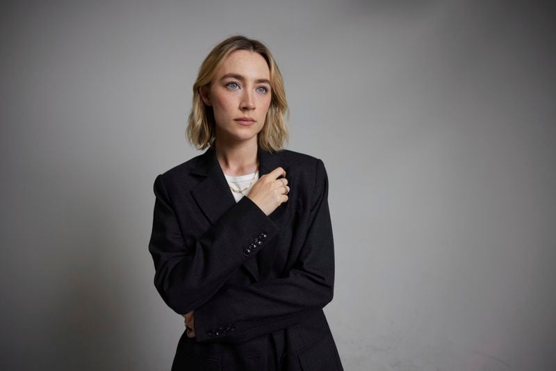 Saoirse Ronan poses for a portrait on Friday, Sept. 27, 2024, in New York. (Photo by Matt Licari/Invision/AP)