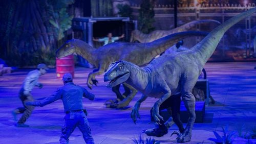 Jurassic World Live is at Gas South Arena for six shows Feb. 23-25, 2024. (Babbit Bodner Inc.)