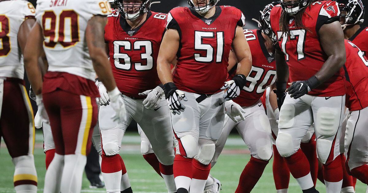 Jake Matthews says the Falcons have a chip on their shoulders