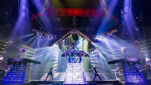 Expect plenty of lasers, lights and guitars at the two TSO shows at Infinite Energy Arena on Saturday.