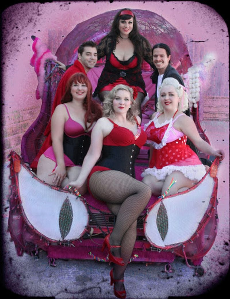 Syrens of the South present two burlesque shows over Valentine’s weekend. Contributed