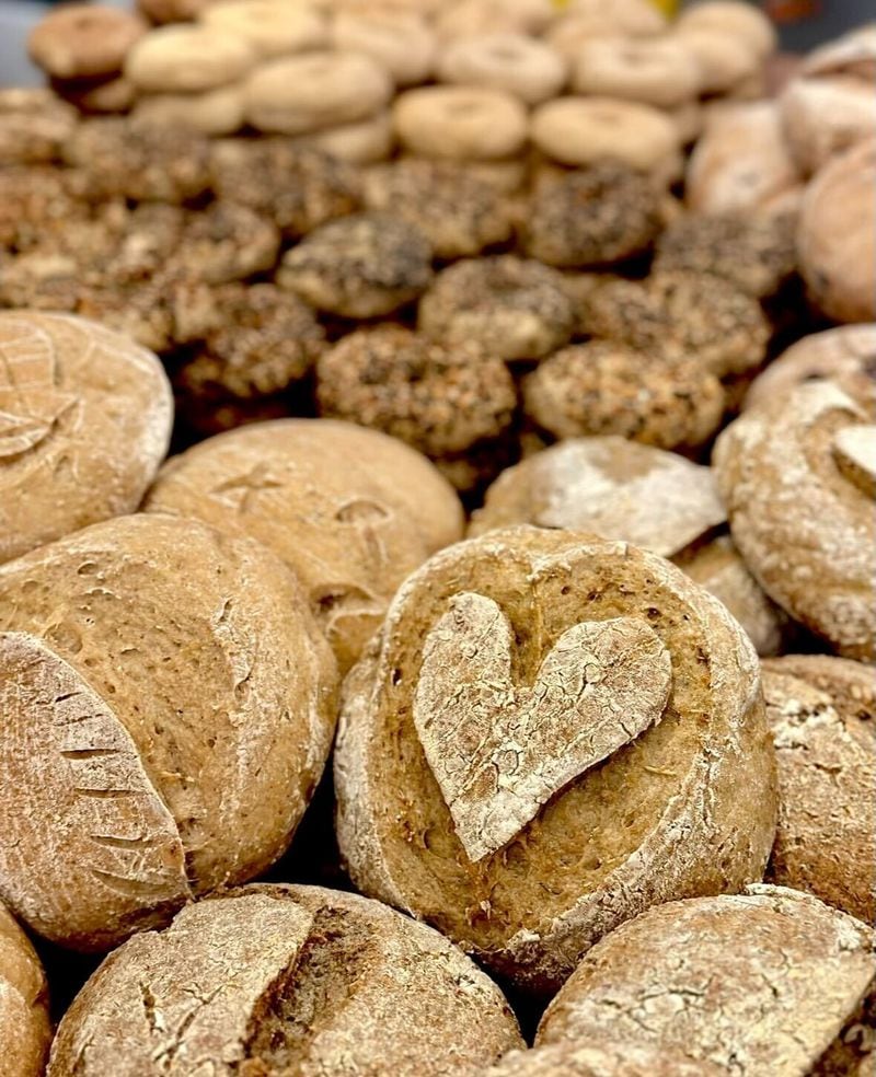 Atlanta pop-up Alternative Grains offers gluten-free and vegan bread and other baked goods, including the sourdough loaf Heart-Shaped Box, named for the Nirvana song. / Courtesy of Alternative Grains