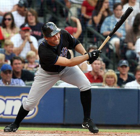 Playoffs, Atlanta Braves Jeff Francoeur in action, at bat vs