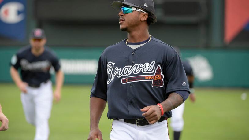 Ozzie Albies shows out for family on opening day