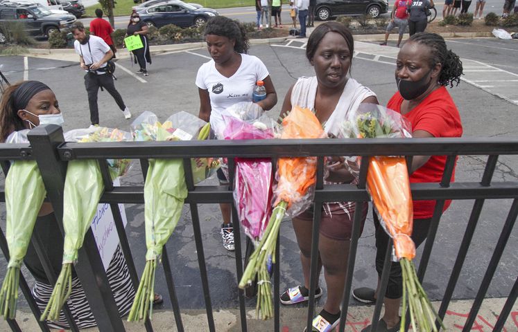 PHOTOS: Aftermath of Atlanta protest, fire at Wendy’s police shooting site