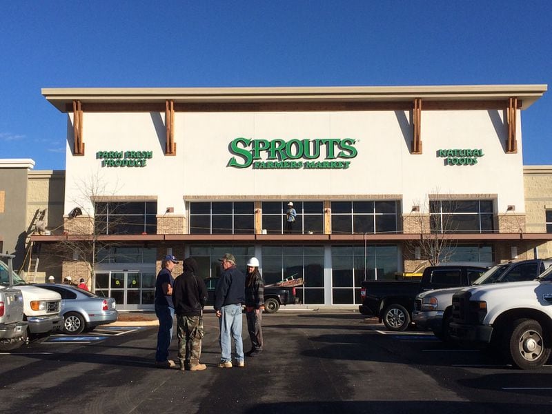 Sprouts Farmers Market is building a new location on Scott Boulevard near Decatur in DeKalb County. Progress is shown Thursday, Jan. 26.