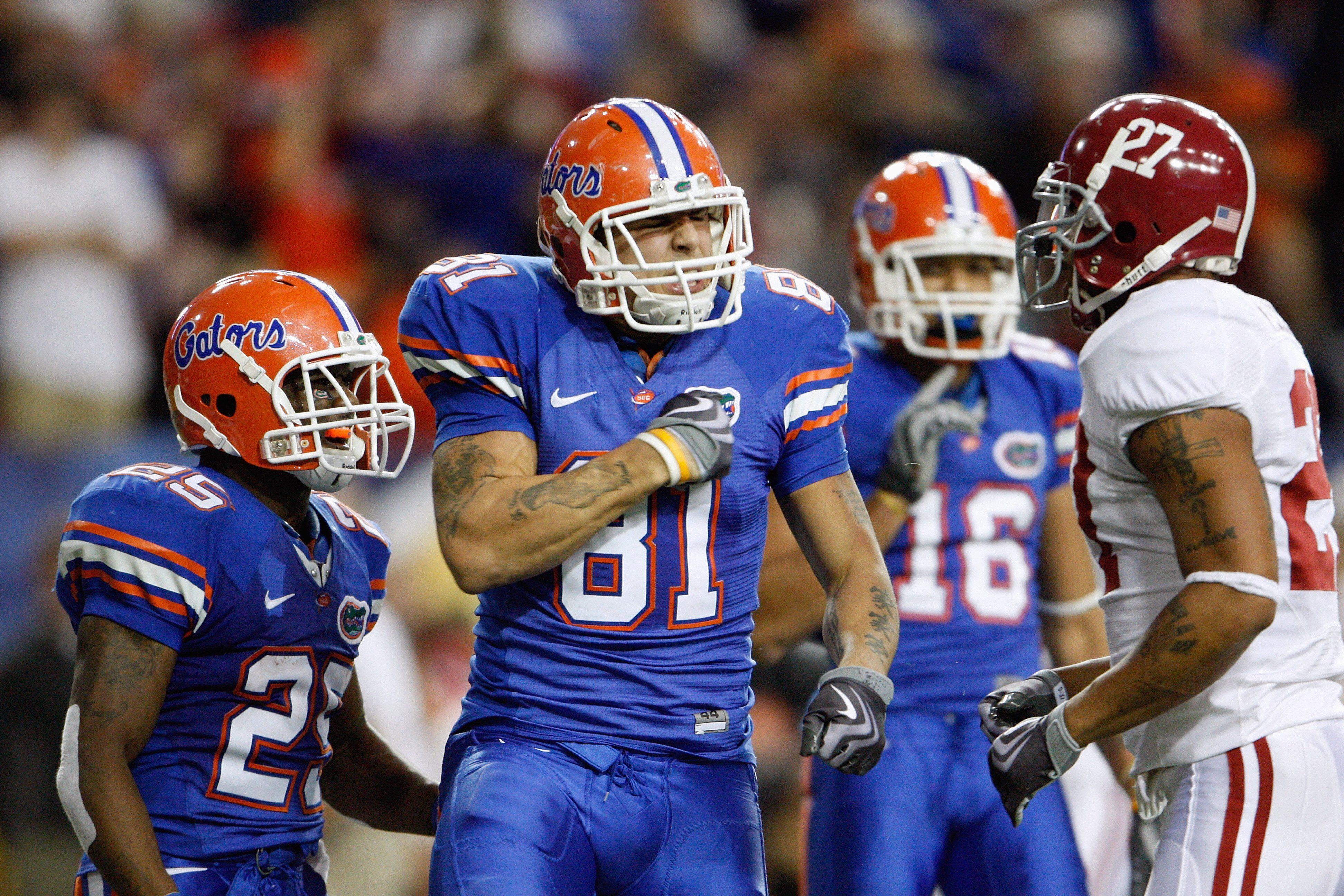 Aaron Hernandez Florida Gators Jersey orange