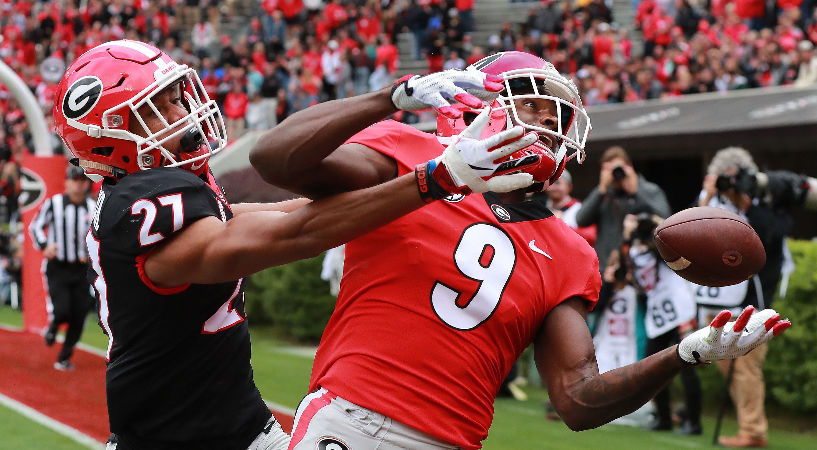 UGA FOOTBALL: Eric Stokes, JJ Holloman enjoy shift from local