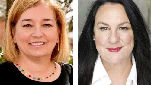 Katy Stamper, left, won the Democratic primary in Georgia's 11th Congressional District. Tracey Verhoeven, right, is who the Democratic Party is supporting in the race.