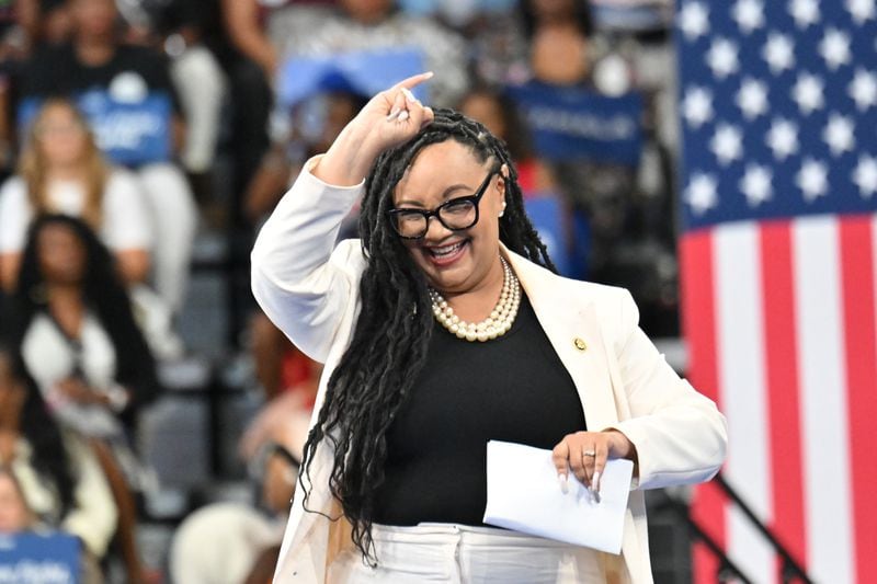 U.S. Rep. Nikema Williams, an Atlanta Democrat, is taking her talents to the booth where she will assist with the commentary for the Congressional Football Game.