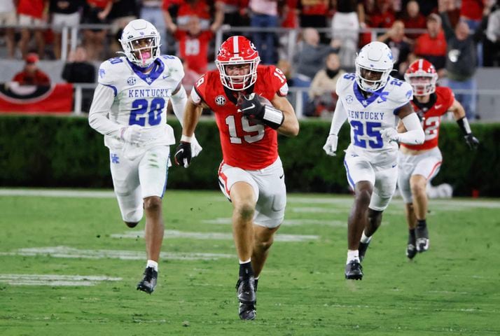 No. 1 Georgia scores 21 straight in second half to beat South