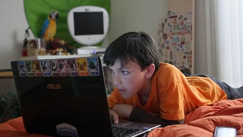 As the temperatures drop, kids will spend less time outside. That doesn't mean they should spend more time on the computer. (Gary Friedman/Los Angeles Times/MCT)