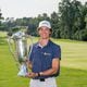 Jake Peacock of Milton won his second consecutive Georgia Amateur Championship with a long birdie putt on the final hole at Augusta Country Club, July 14, 2024.