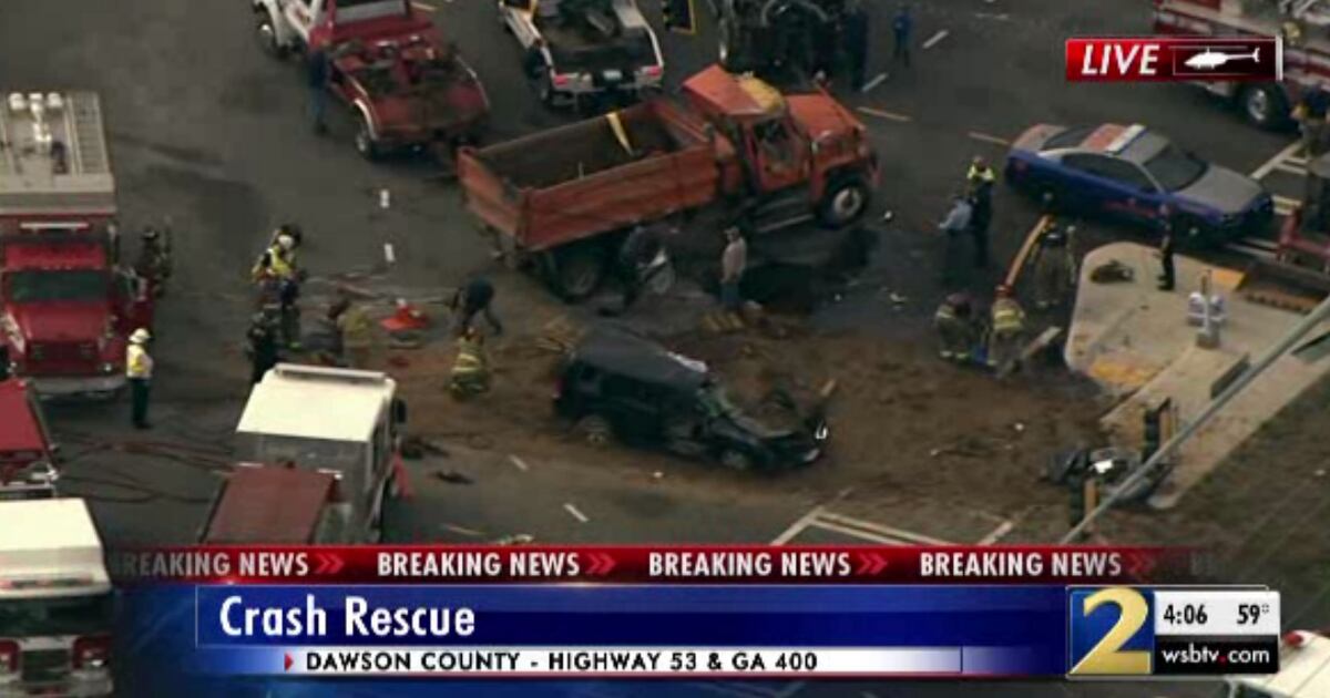 Car fails to yield, crashing into delivery truck at DeKalb County  intersection