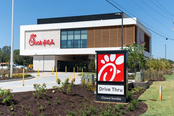 Chick-fil-A opens first-ever elevated drive-thru restaurant near Atlanta