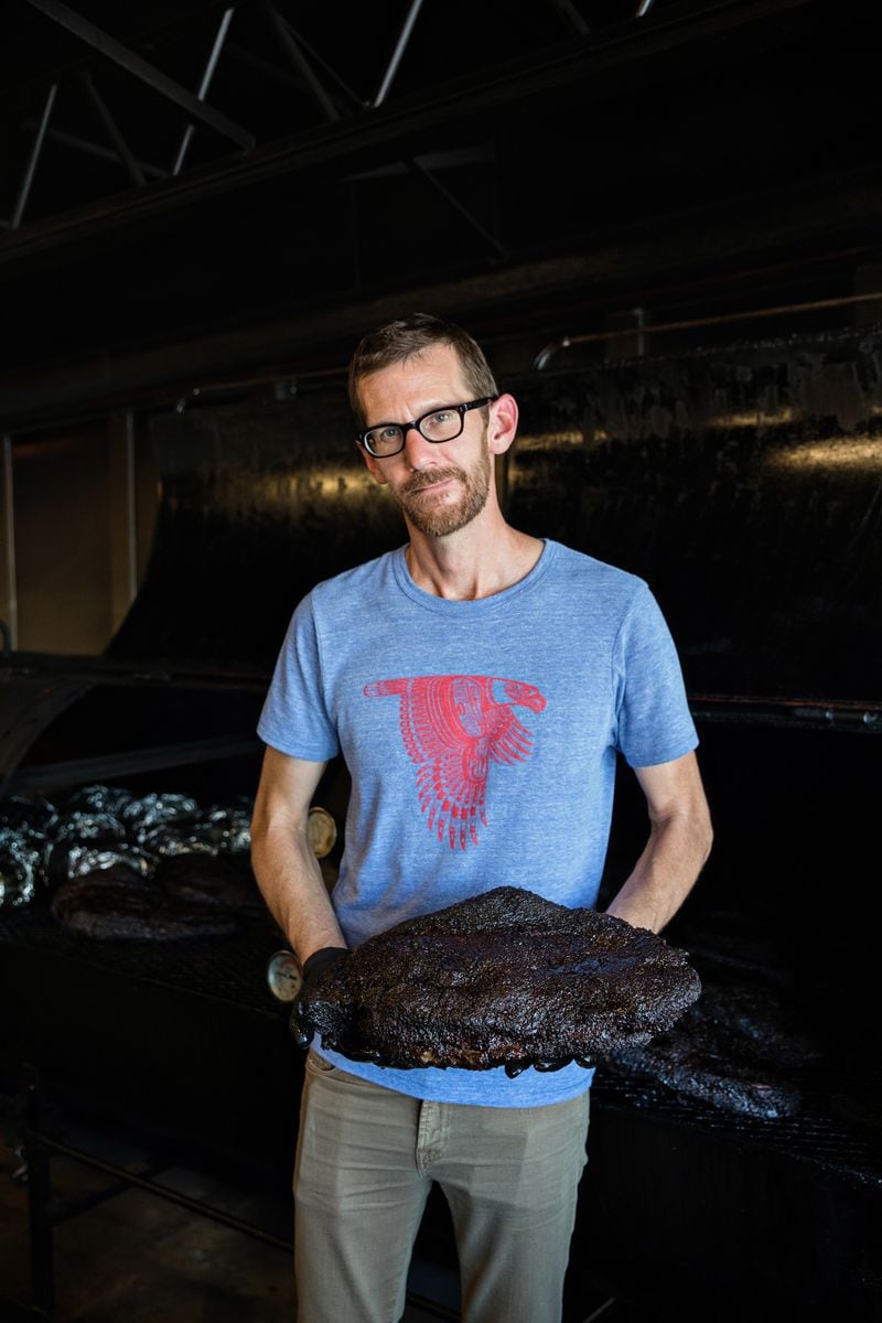 Pitmaster John Lewis owns Lewis Barbecue, set to open its first Atlanta location in 2025. / Courtesy of Andrew Cebulka