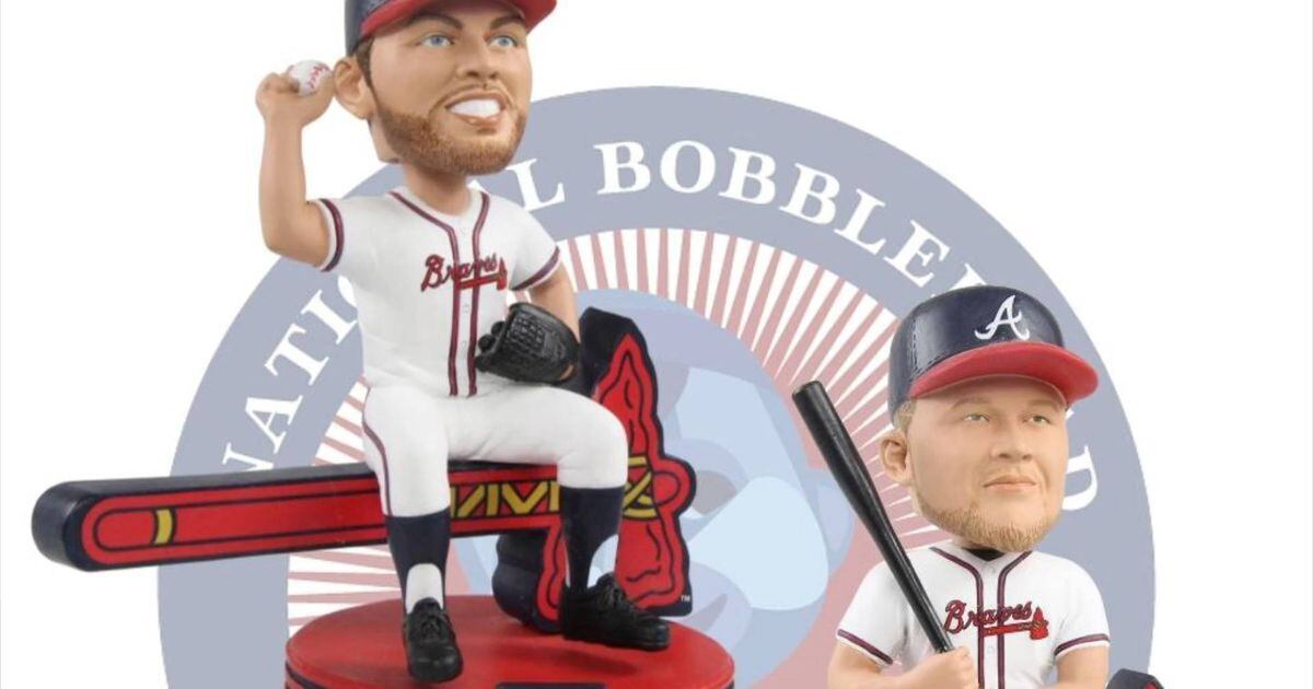 Atlanta Braves' Chipper Jones's Freddie Freeman rescue bobblehead - Sports  Illustrated