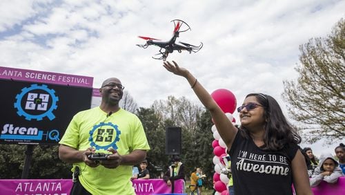 The Atlanta Science Festival runs through March 25 and has included geology, robotics and the cultivation of insects for food. Photos: Rob Felt/Atlanta Science Festival