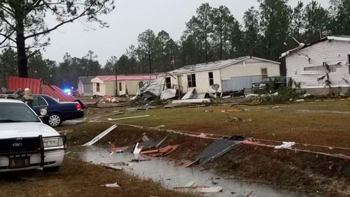 Seven people were killed when storms leveled a trailer park in Cook County Sunday morning. (Photo contributed)