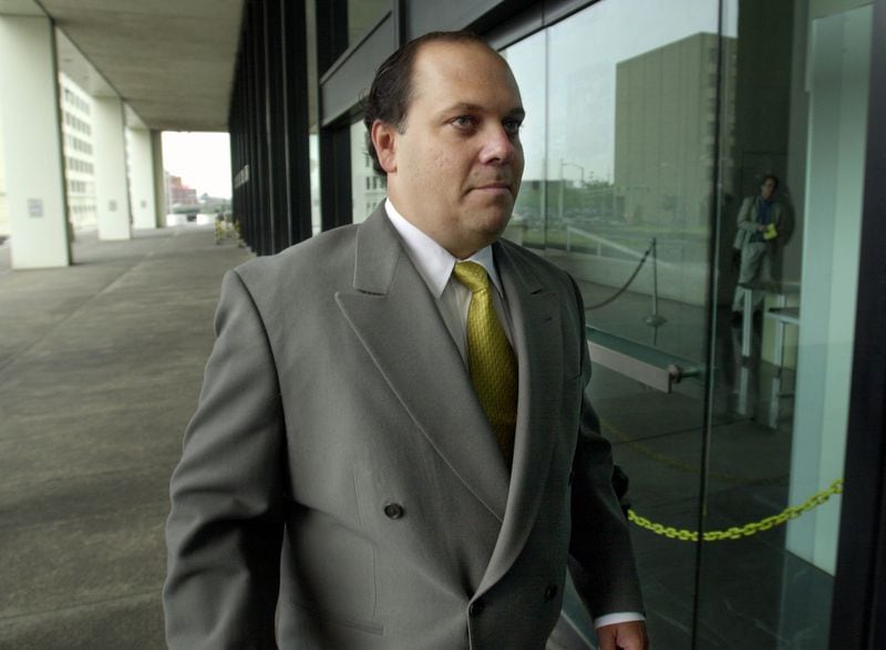 Gold Club owner Steve Kaplan, seen here in 2001 entering the Richard B. Russell Federal Building, became Steve Sadow's first $1 million client. (Rich Addicks/AJC file)