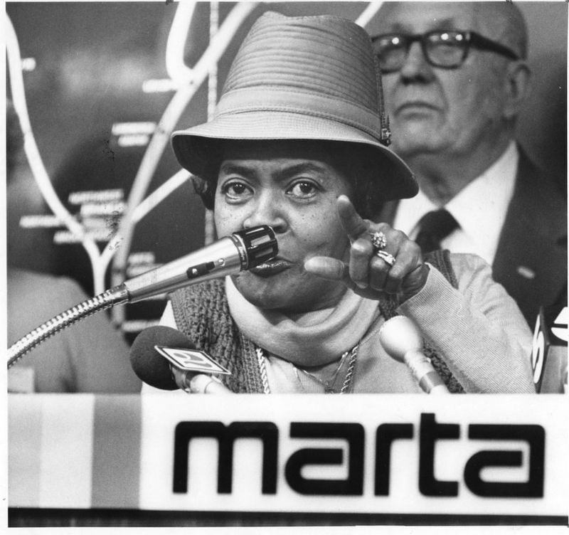 After working to get more Black input in MARTA's planning decisions, activist Dorothy Bolden went on to found the National Domestic Workers Union of America. (J.C. Lee/AJC 1980 photo)