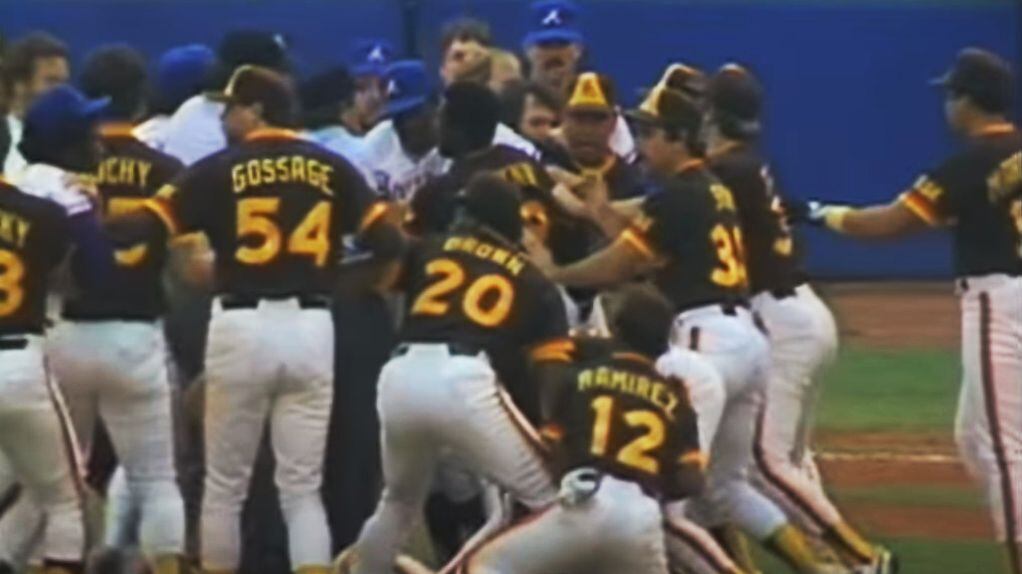 August 12, 1984: Braves-Padres brawl leaves 17 players ejected in one game  – Society for American Baseball Research