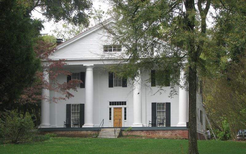 Roswell's historic Bulloch Hall was the childhood home of Eleanor Roosevelt's grandmother and Theodore Roosevelt's wife, Mittie. Mittie and Teddy were cousins to Franklin Delano Roosevelt and grandparents to Eleanor Roosevelt (FDR married cousin Eleanor en route to the White House).  