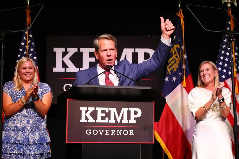 Gov. Brian Kemp and other leading Republicans, in a sign of unease with state GOP Chairman David Shafer’s leadership, recently skipped the state party's annual spring gala to instead attend a law enforcement appreciation cookout in southeast Georgia. Curtis Compton / Curtis.Compton@ajc.com