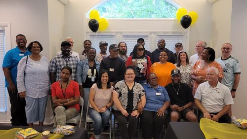 The Peachtree Station Homeowners Association treated the neighborhood bus drivers to lunch as show of appreciation. Courtesy photo.