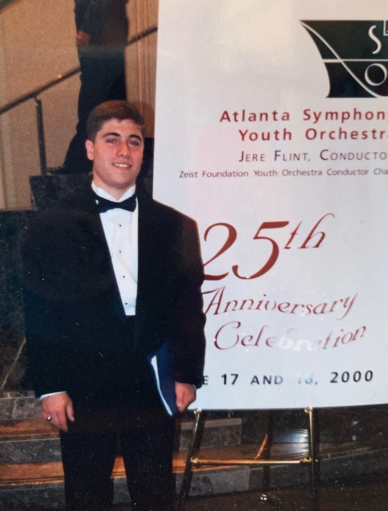 Omar Lopez-Cepero sang with the Atlanta Youth Symphony Orchestra in earlier days.
