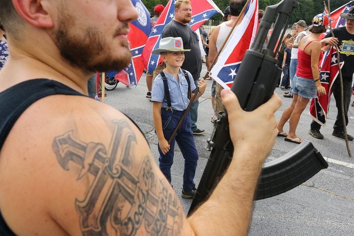 Confederate flag rally