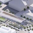A rendering of the renovated Five Points station. Construction is scheduled to begin in summer 2024 and finish in 2028.