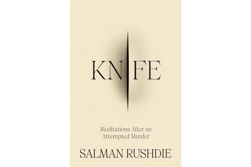 FILE - This cover image released by Random House shows "Knife: Meditations After an Attempted Murder" by Salman Rushdie. (Random House via AP, File)