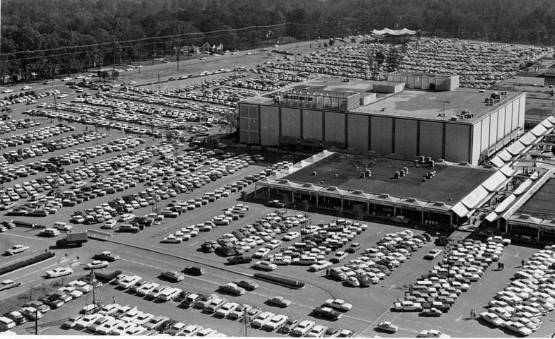 The original Lenox Square, when it was an open air mall.