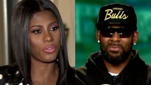 Asante McGee (left) is one of the many women accusing singer R. Kelly of sexually, physically and emotionally abusing them.
