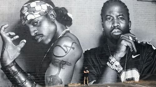 OutKast mural in Atlanta