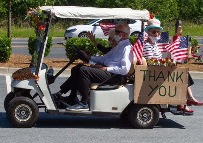 PHOTOS: Senior community residents put on a parade of thanks