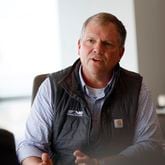 Norfolk Southern CEO Alan Shaw speaks during an interview at the Norfolk Southern headquarters in Atlanta on Tuesday, April 4, 2023. 
Miguel Martinez / miguel.martinezjimenez@ajc.com